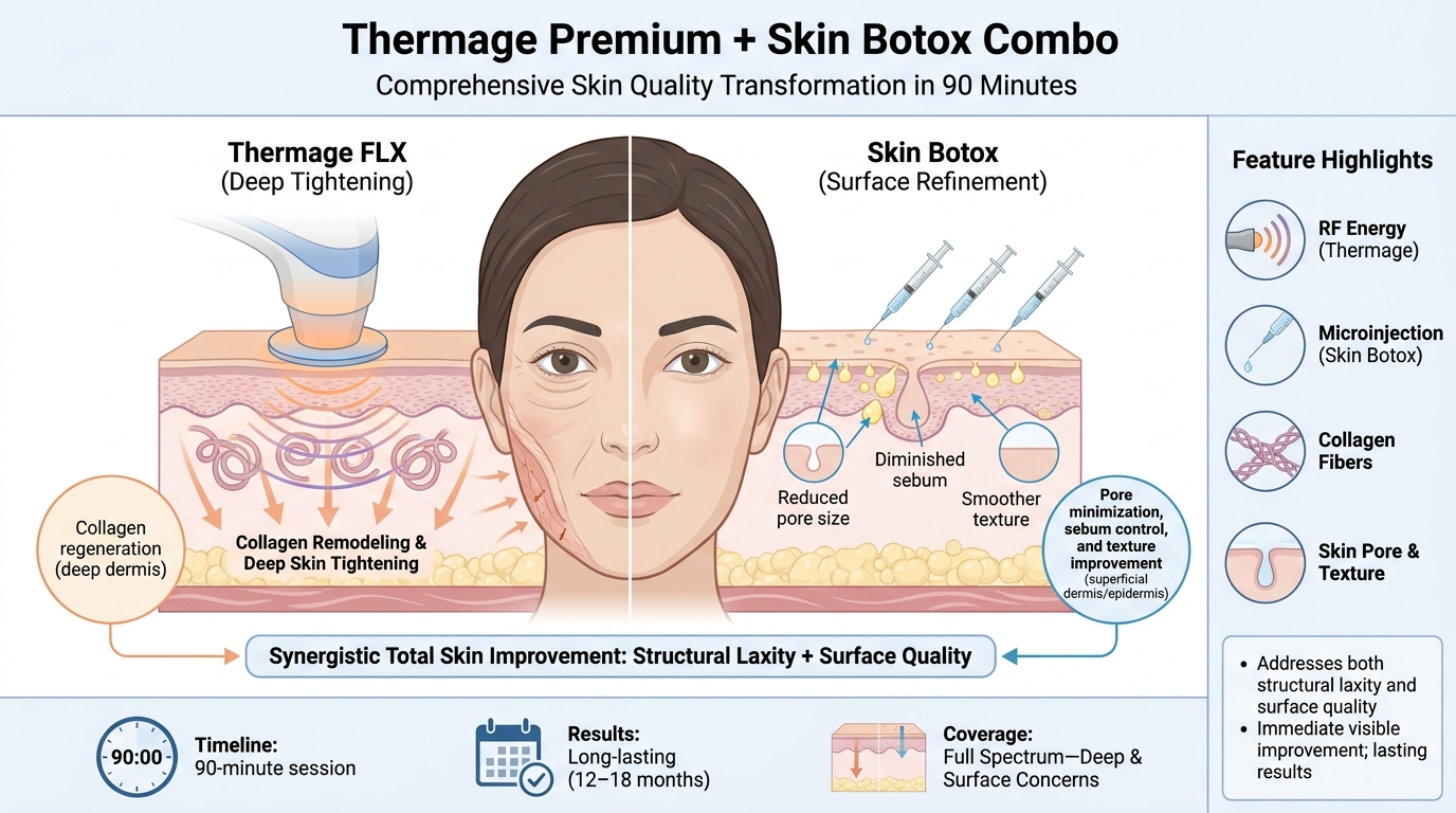 Thermage Premium + Skin Botox Combo