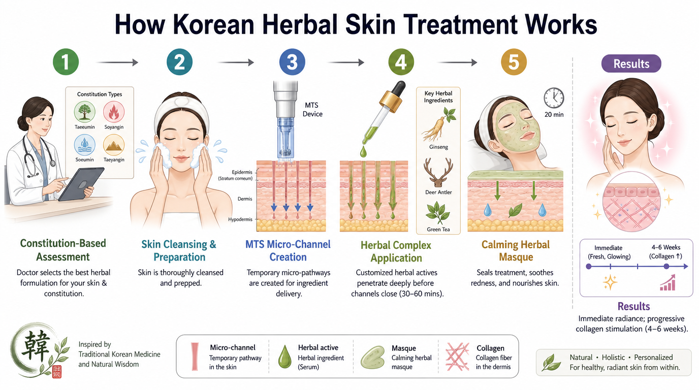 Korean Herbal Skin Treatment