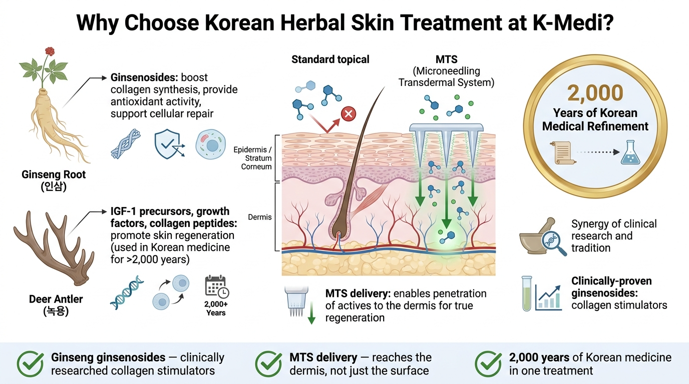 Korean Herbal Skin Treatment